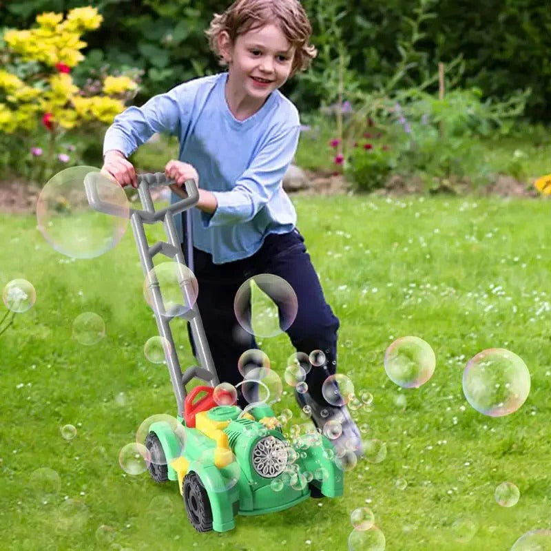 Bubble Mower Toy for Outdoor Active Play with Continuous Bubble Stream All Vera Mart