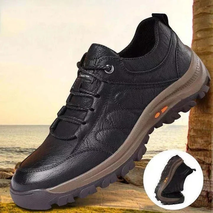 Lace Up Arch Support Shoes with Cushioned Foam Insole and Slip Resistant Sole All Vera Mart