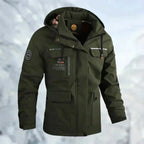 Men's Waterproof Jacket with Breathable Venting and Removable Hood, Fully Taped Seams All Vera Mart
