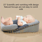 Inclined Infant Wedge Pillow with Breathable Cover and Anti-Rollover Design All Vera Mart