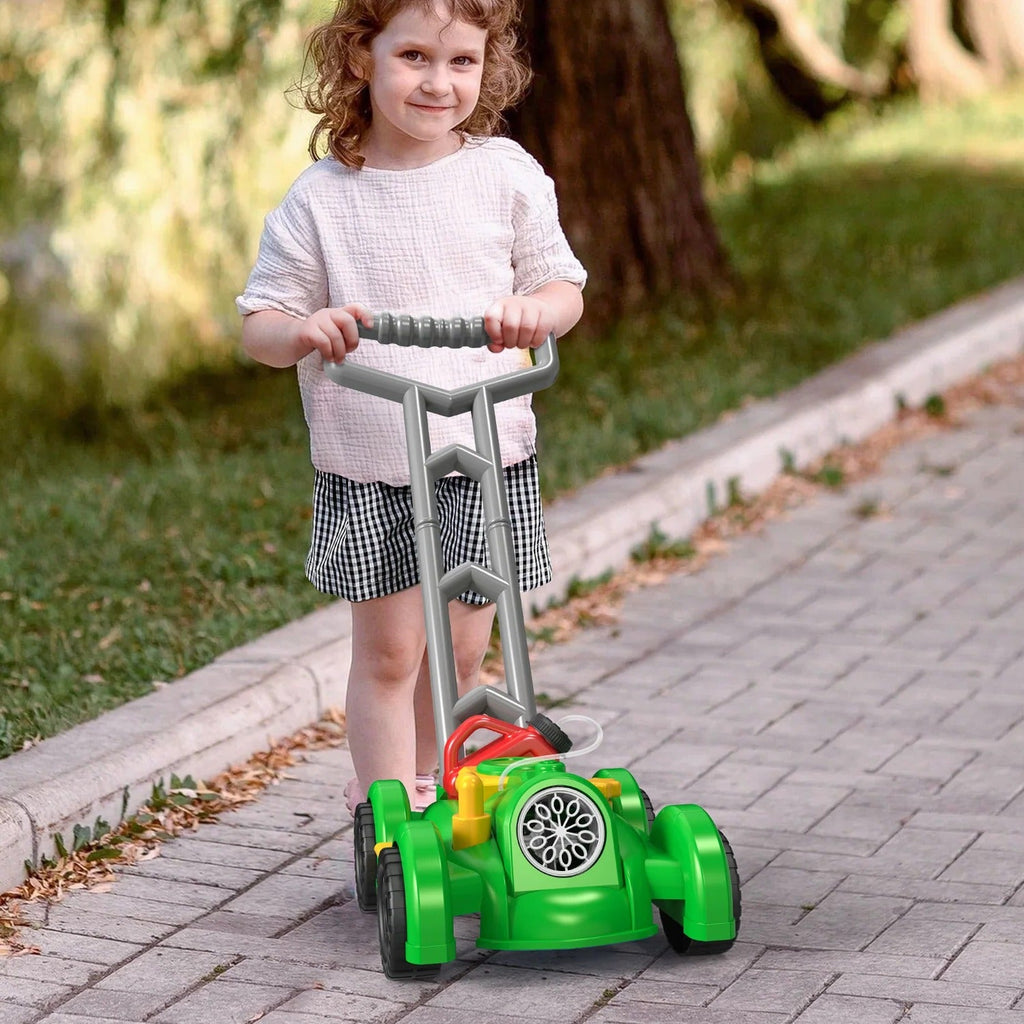 Bubble Mower Toy for Outdoor Active Play with Continuous Bubble Stream All Vera Mart