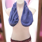 Stretch Terry Towel Bra with Adjustable Elastic Cord and Open Back All Vera Mart