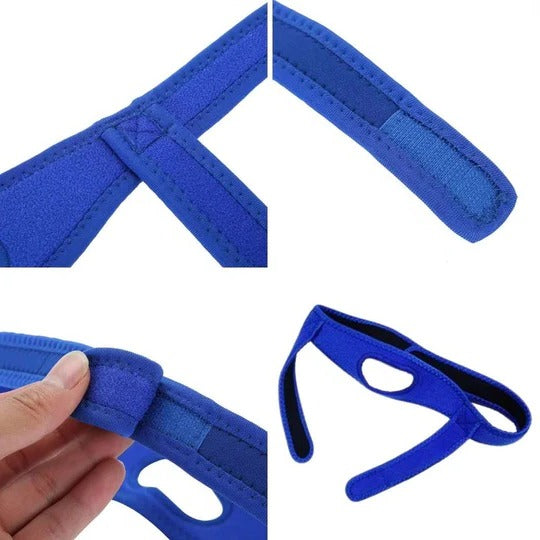 Adjustable Chin Strap with Jaw Support and Nasal Breathing Aid for Sleep All Vera Mart