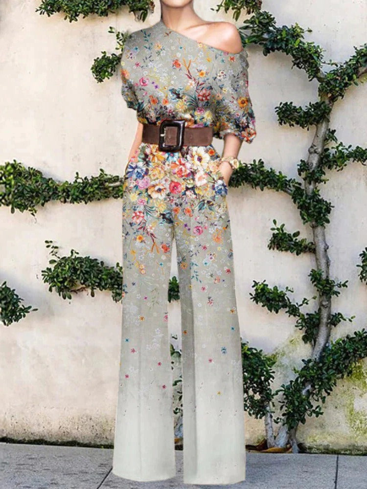 Women's Jumpsuit with Wide Leg Cut and Breathable Fabric for Spring All Vera Mart