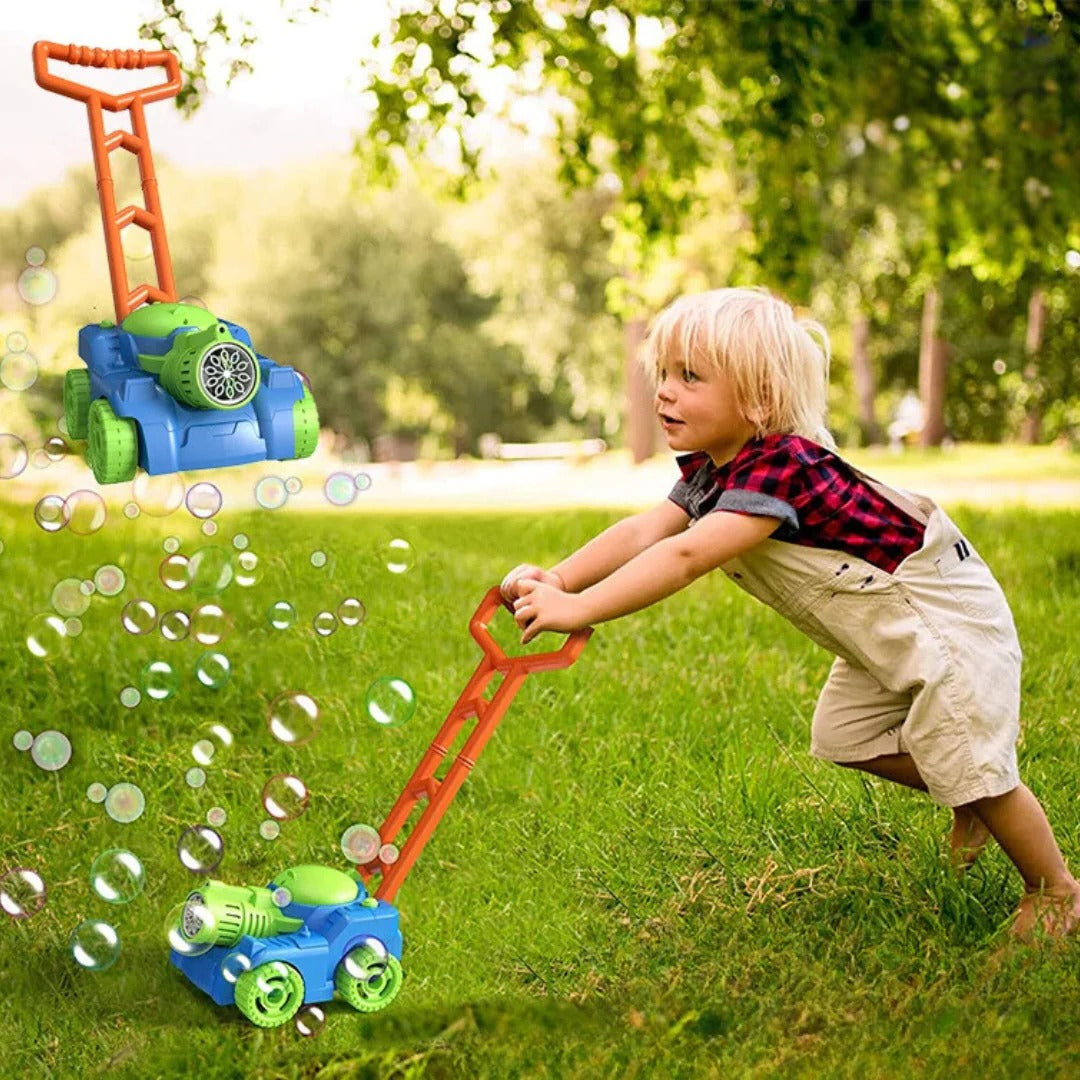 Bubble Mower Toy for Outdoor Active Play with Continuous Bubble Stream All Vera Mart