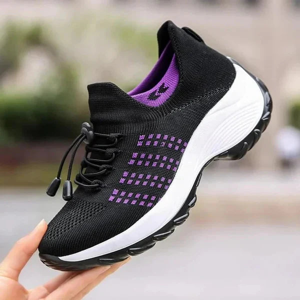 Ergonomic Sneakers with Shock Absorbing Sole and Breathable Mesh, Arch Support All Vera Mart