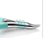 Curved Blade Toenail Clipper with Splash Guard and Textured Grip for Thick Nails All Vera Mart