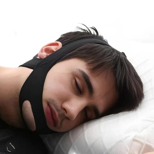 Adjustable Chin Strap with Jaw Support and Nasal Breathing Aid for Sleep All Vera Mart