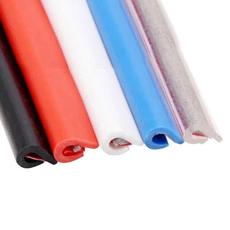 Door Edge Guard Strip with Heat Moldable Design and Press-On Grip, 16.4 Feet All Vera Mart