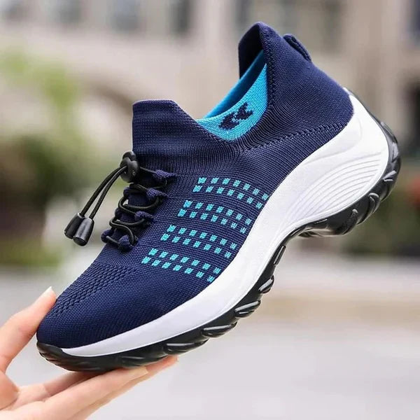 Ergonomic Sneakers with Shock Absorbing Sole and Breathable Mesh, Arch Support All Vera Mart