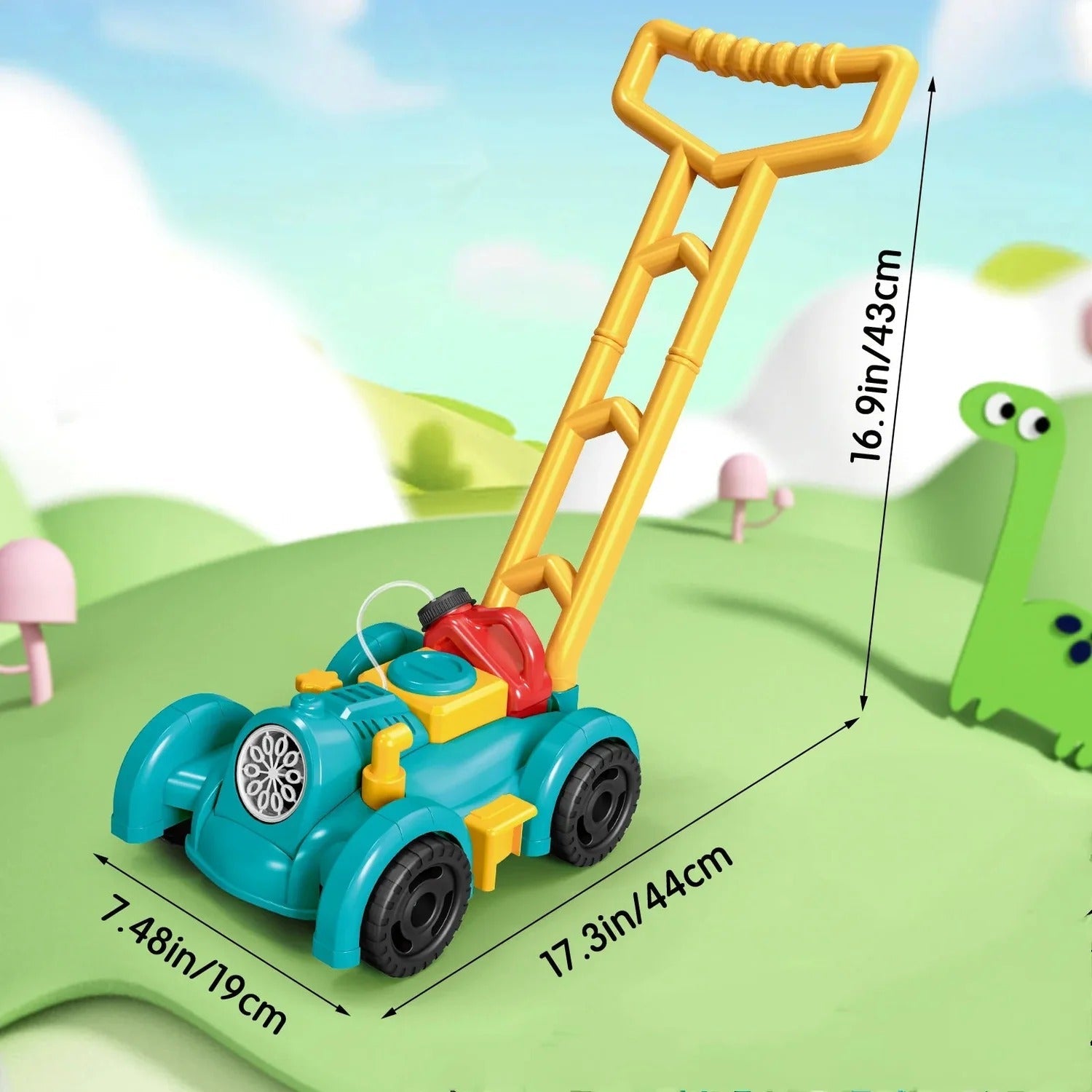 Bubble Mower Toy for Outdoor Active Play with Continuous Bubble Stream All Vera Mart