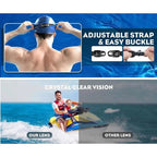 Adult Swimming Goggles with Expanded Side Vision and Anti-Fog Lens Coating All Vera Mart