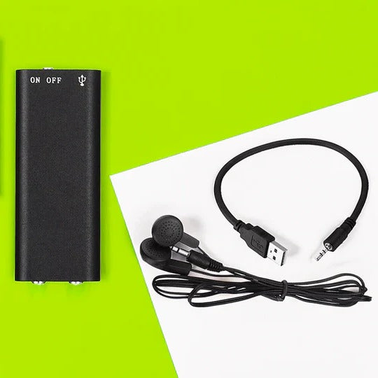 Voice Activated Recorder with 32GB Storage and 96-Hour Battery All Vera Mart
