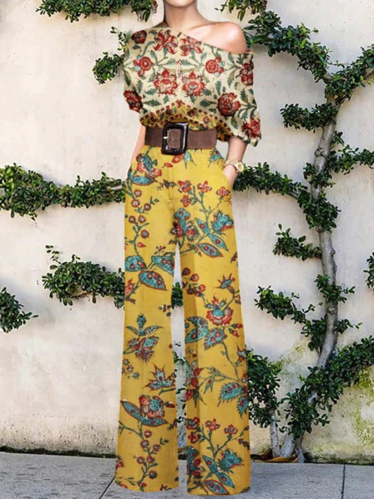 Women's Jumpsuit with Wide Leg Cut and Breathable Fabric for Spring All Vera Mart