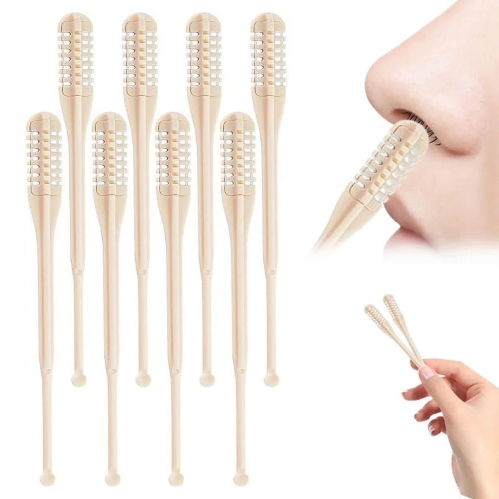 Rotating Nose Hair Trimmer with 360-Degree Head and Compact Handheld Design All Vera Mart
