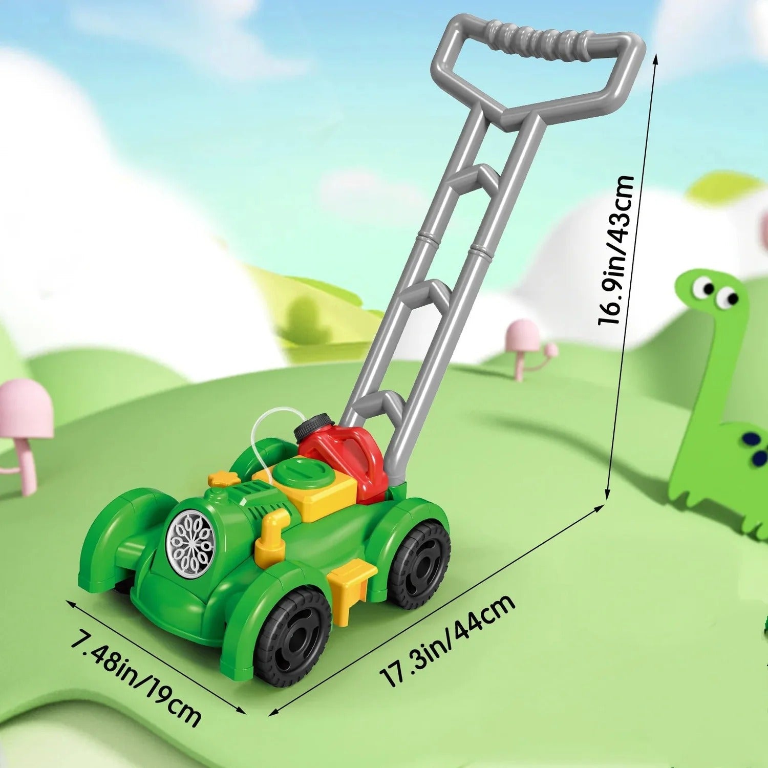 Bubble Mower Toy for Outdoor Active Play with Continuous Bubble Stream All Vera Mart