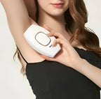 Handheld Light-Based Hair Removal Device with Skin Contact Activation and Rechargeable Battery All Vera Mart