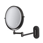 Wall Mount Magnifying Mirror with Dual 1x/3x Magnification and 3-Tone LED Lighting All Vera Mart