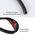 Door Edge Guard Strip with Heat Moldable Design and Press-On Grip, 16.4 Feet All Vera Mart