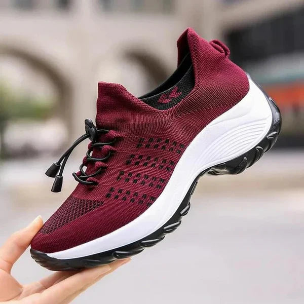 Ergonomic Sneakers with Shock Absorbing Sole and Breathable Mesh, Arch Support All Vera Mart