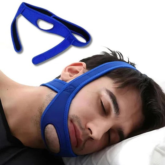 Adjustable Chin Strap with Jaw Support and Nasal Breathing Aid for Sleep All Vera Mart