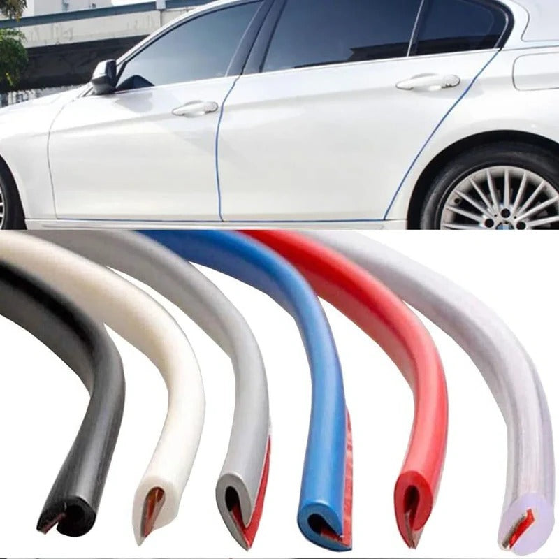 Door Edge Guard Strip with Heat Moldable Design and Press-On Grip, 16.4 Feet All Vera Mart