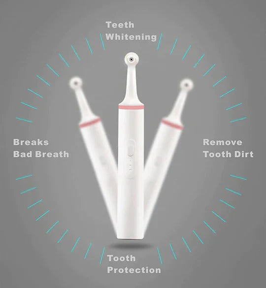 Sonic Plaque Remover with Four Interchangeable Heads and Three Cleaning Modes All Vera Mart
