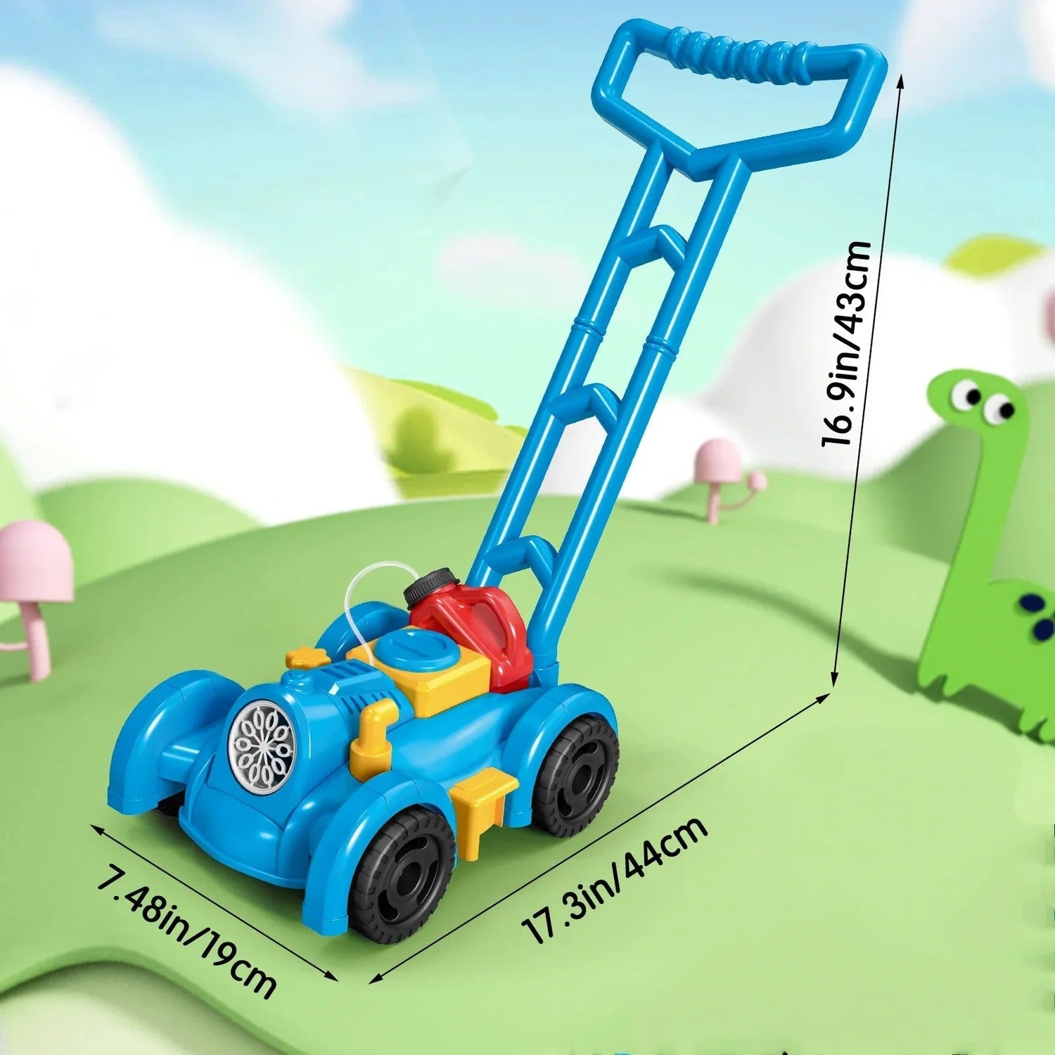Bubble Mower Toy for Outdoor Active Play with Continuous Bubble Stream All Vera Mart