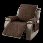 Recliner Slipcover with Waterproof Liquid Repelling Fabric and Machine Washable Design All Vera Mart