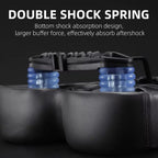 Bike Saddle with Extra Wide Cushioning and Waterproof Cover, Shock Absorbing All Vera Mart
