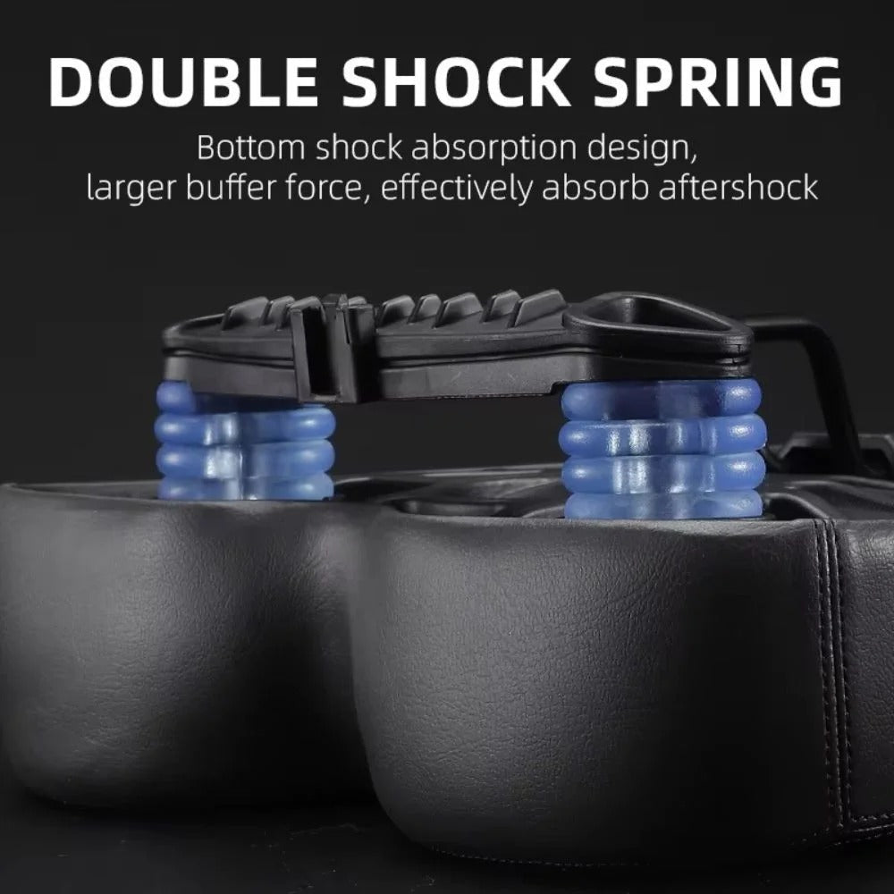 Bike Saddle with Extra Wide Cushioning and Waterproof Cover, Shock Absorbing All Vera Mart