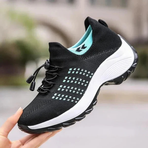 Ergonomic Sneakers with Shock Absorbing Sole and Breathable Mesh, Arch Support All Vera Mart