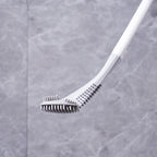 Wall Mount Toilet Brush with Deep Cleaning Bristles and Adhesive Holder All Vera Mart