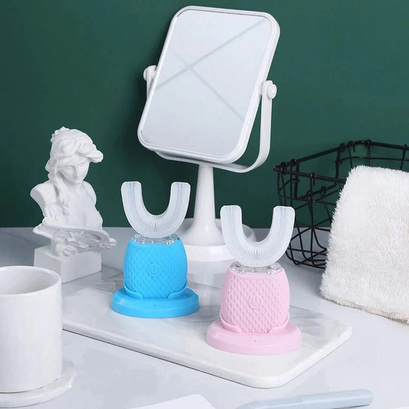 Electric Toothbrush with U-Shaped Head and 5000 Vibrations Per Minute, Rechargeable