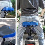 Bike Saddle with Extra Wide Cushioning and Waterproof Cover, Shock Absorbing All Vera Mart