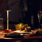 Rechargeable Table Lamp with Four Dimming Levels and Three Color Temperatures All Vera Mart