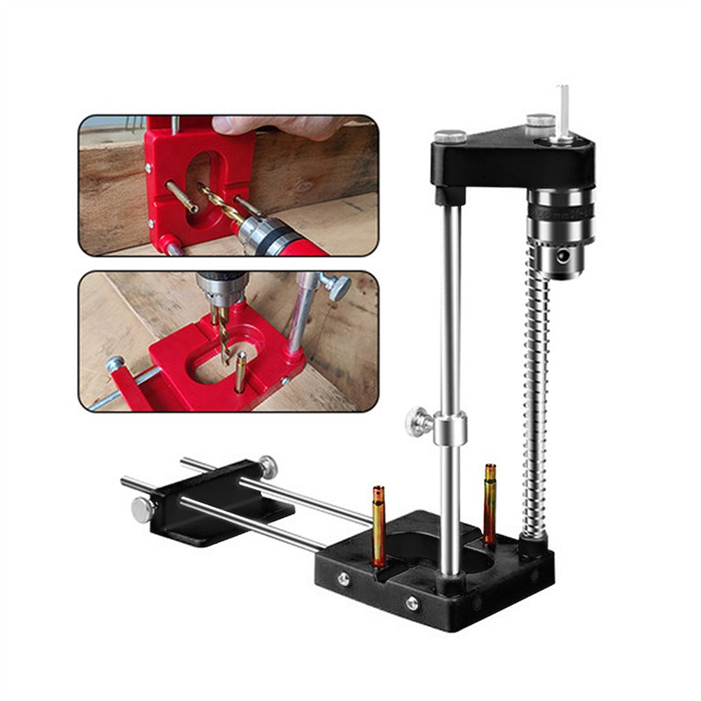 Drilling Locator for Perpendicular Holes with Adjustable Clamp and Rust Resistant Metal Frame All Vera Mart