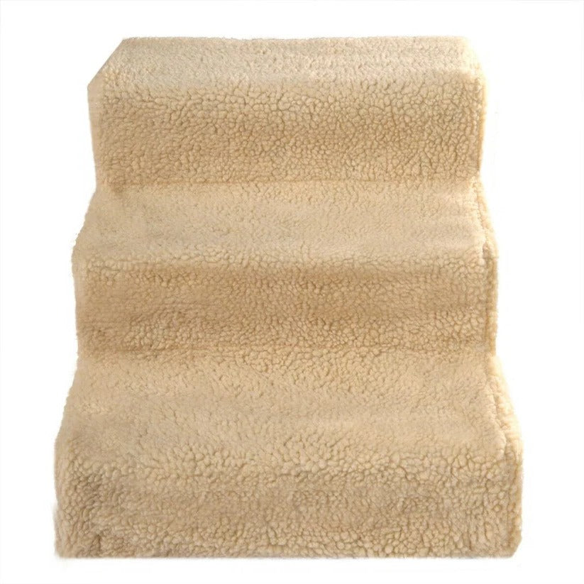 Pet Stairs with Removable Fleece Cover and Non-Slip Surface for Small Dogs All Vera Mart
