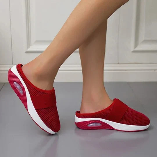 Wedge Sandals with Arch Support and Mesh Upper for Extended Walking All Vera Mart