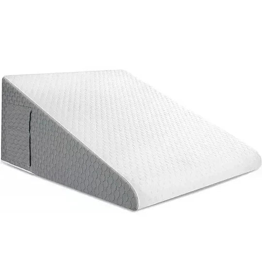 Memory Foam Wedge Pillow with Inclined Surface for Snoring and Reflux Relief All Vera Mart