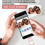 4-in-1 USB Drive with 32GB Storage and Multiple Connectors for Phones, Tablets, Computers All Vera Mart