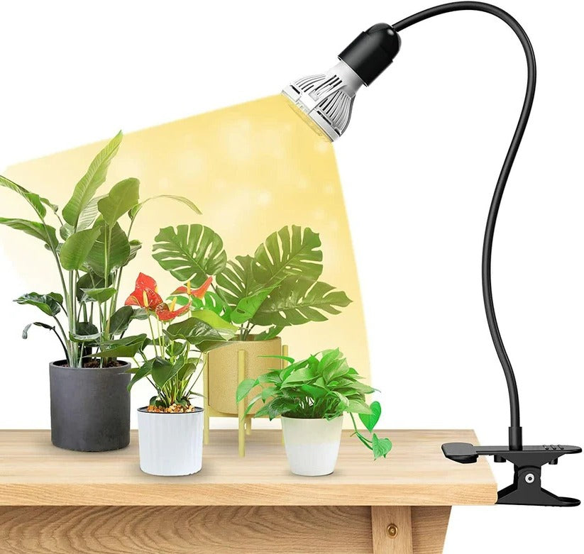 LED Grow Light with Adjustable Gooseneck and Remote Control for Indoor Plants All Vera Mart