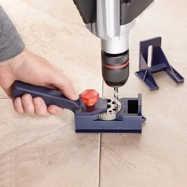 Drill Bit Guide with 90 Degree Angle Lock and Adjustable Depth Control All Vera Mart