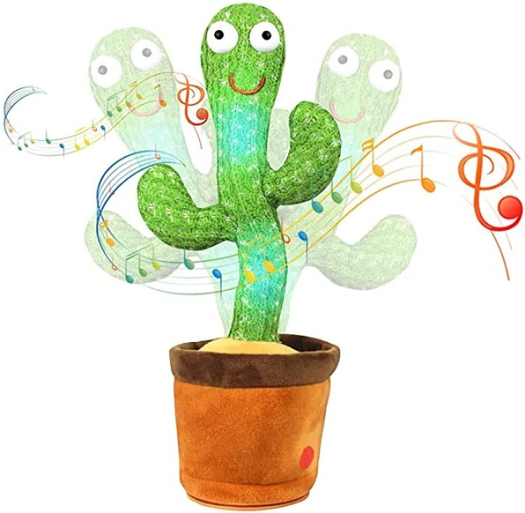 Interactive Dancing Cactus with Sound Detection and Music Playback for Toddlers All Vera Mart