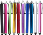 Capacitive Touch Screen Stylus with Soft Rubber Tip and Aluminum Body, 10-Piece Set All Vera Mart