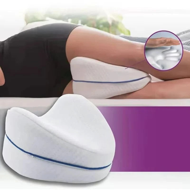 Leg Contour Pillow Covers with Zipper Closure, White 2-Pack All Vera Mart