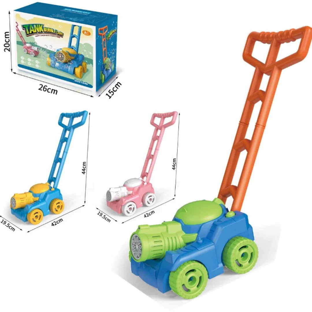 Bubble Mower Toy for Outdoor Active Play with Continuous Bubble Stream All Vera Mart