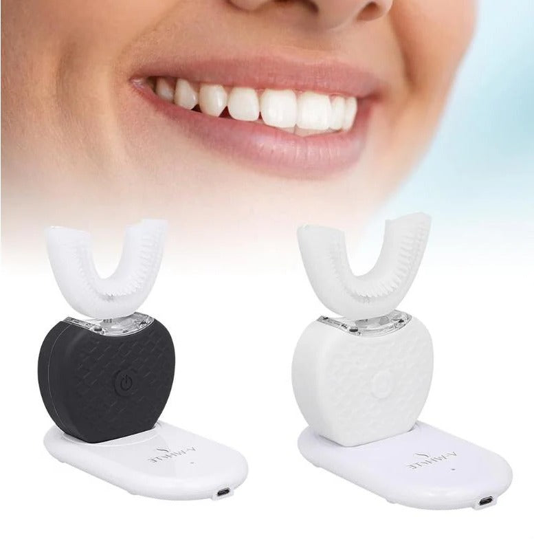 Electric Toothbrush with U-Shaped Head and 5000 Vibrations Per Minute, Rechargeable