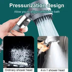 Shower Head for Low Water Pressure with 9-Layer Filter and Push-Button Pause All Vera Mart