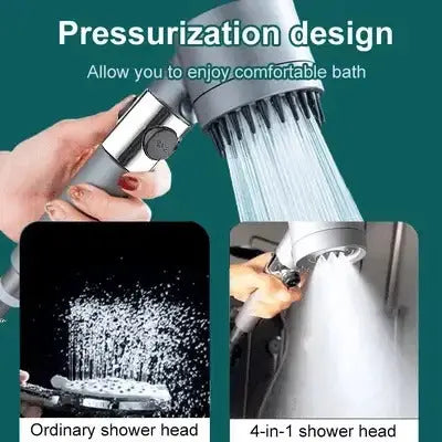 Shower Head for Low Water Pressure with 9-Layer Filter and Push-Button Pause All Vera Mart